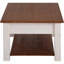 Alaine Solid Wood Four Leg Coffee Table with Storage-24545538