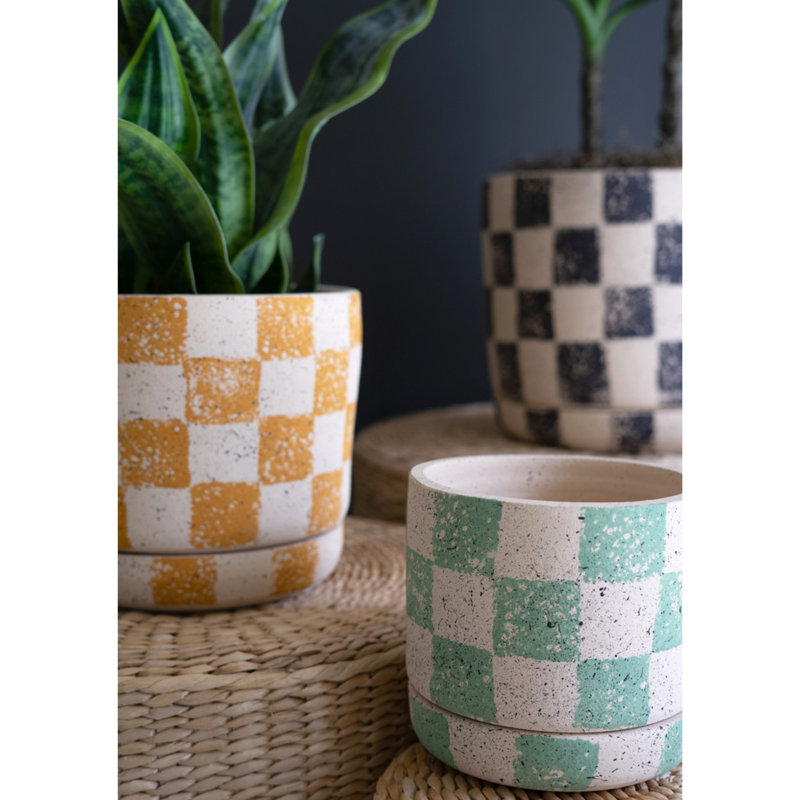 Ackworth Handmade Clay Pot Planter - Set of 3