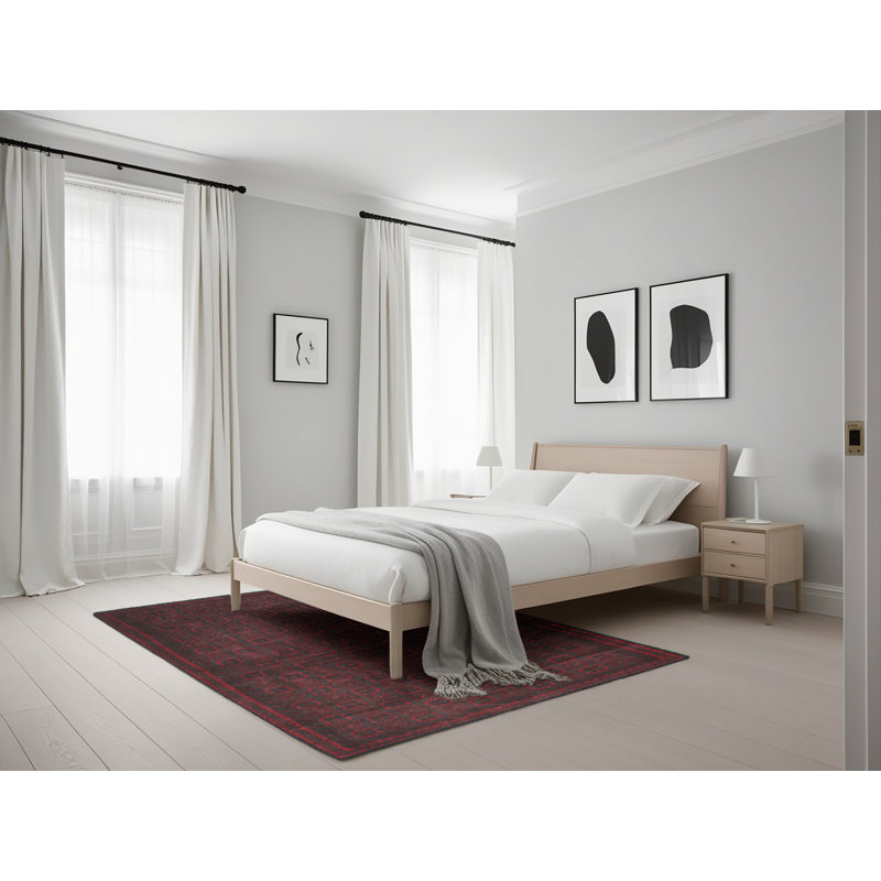 Tapis zone géométrique contemporaine, Rectangle 5 pi x 7 pi
