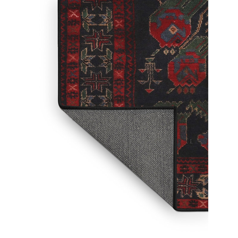 Tapis rouge à motif sud-ouest, Rectangle 5 pi x 7 pi