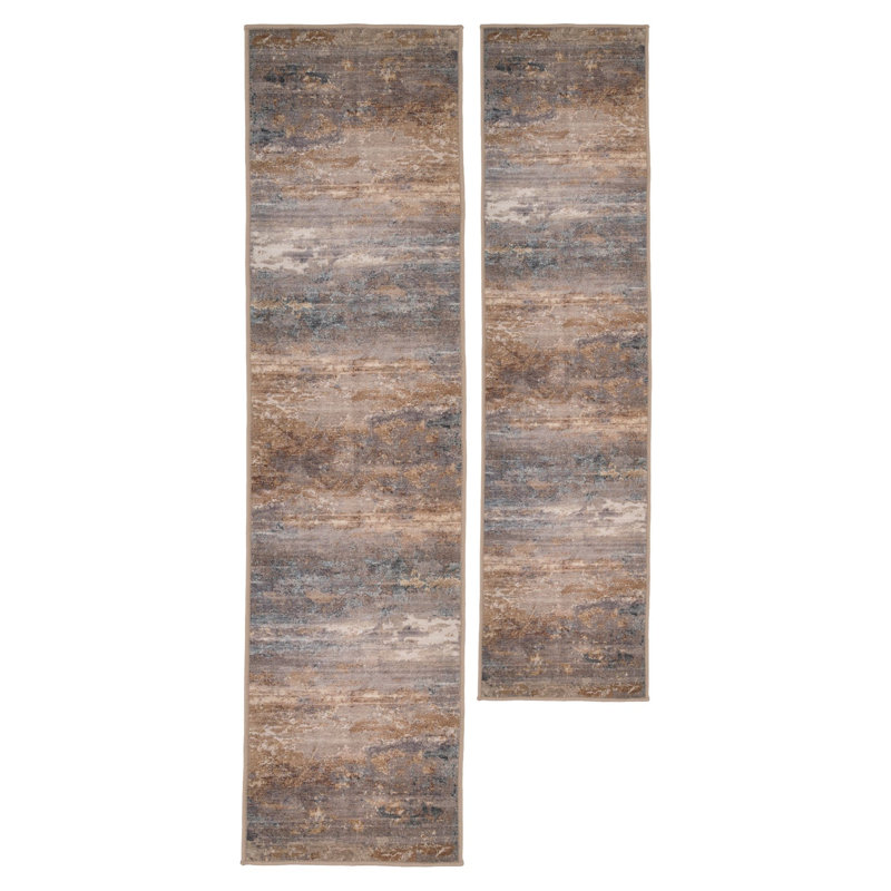 Tayshawna Runner Vintage Look Cotton Washable Area Rug, 80cm x 300cm