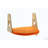Cozy Window-Mounted Pet Bed, Orange, 11.0 x 18.5 inches | 100% MDF Frame (5 mm Thick) & 100% WELLSOFT Fabric | Suction Cup Installation for Cats & Small Dogs, Space-Saving Design, Perfect for Sunbathing-16677190