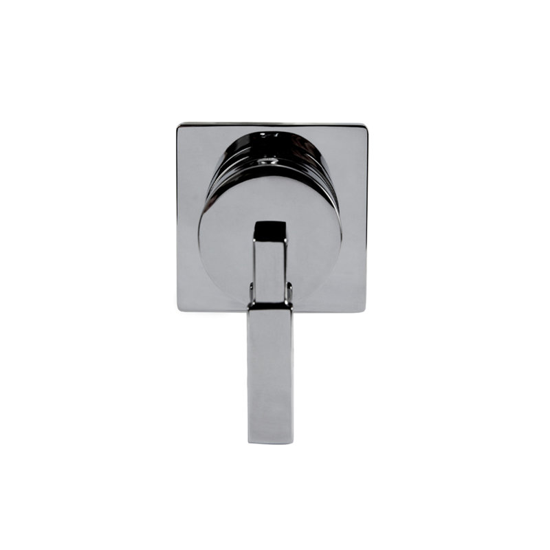 Kubista Built-in Faucet Trim 3" x 2.75" Diverter, Polished Chrome