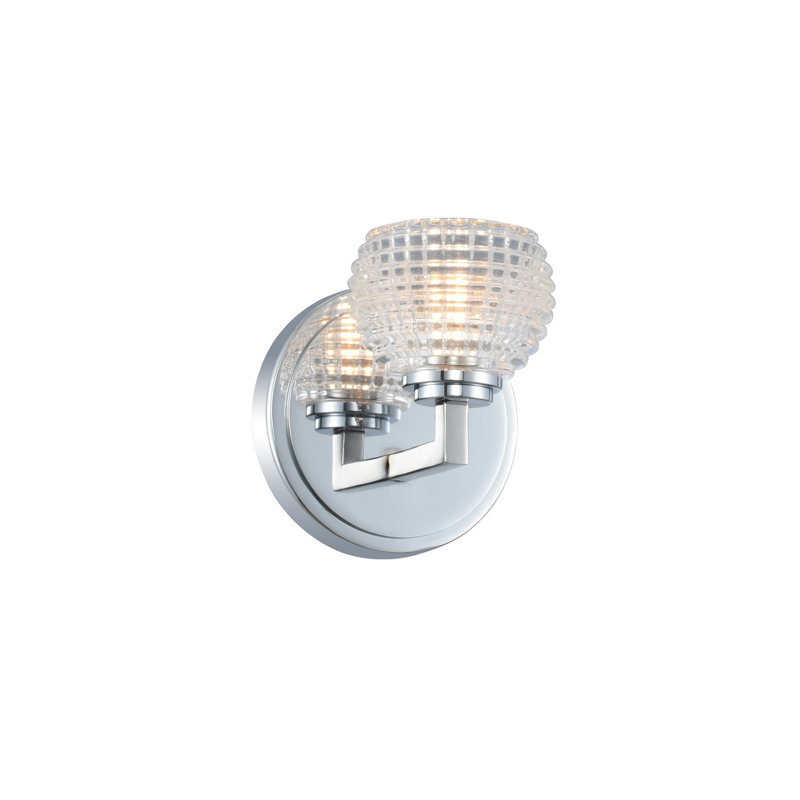 Meuble-lavabo contemporain de luxe 1 lumière Marina par Kalco