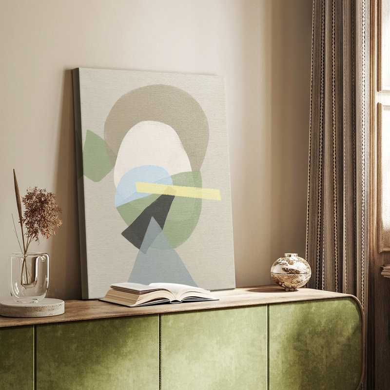 Mod Mod Shape Stack II - Gallery Cavas, H 18 po x l 12 po