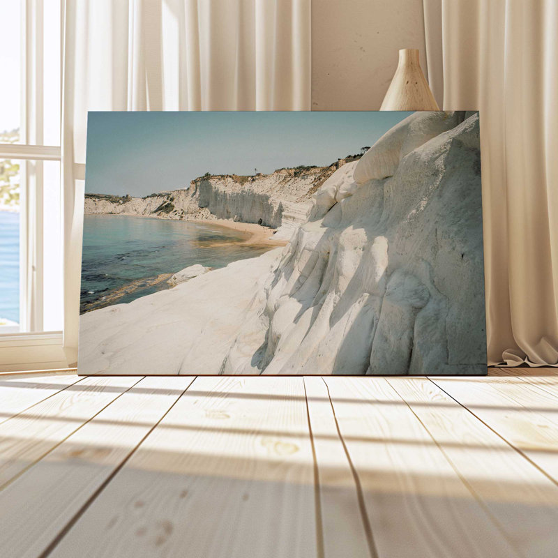 White Cliff Whispers Canvas Print, Wrapped Canvas, 12" H x 18" W x 1.25" D