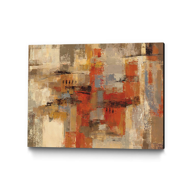 « city wall », reproduction de peinture à l’acrylique sur toile, H 11 po x l 14 po x P 2 po