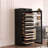 Intelligent Temperature-Controlled Multi-Tiered Wood Wine Cabinet