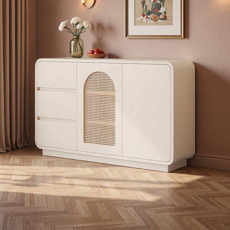 Cream style storage sideboard cabinet