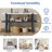 Narrow Console Table With Marble-Effect Top, Retro Entryway Table With Open Shelf, Sofa Table For Entryway, Hallway And Living Room-1654315074