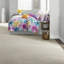 Ensembles de literie confortables, polyester doux, motif floral pour la maison