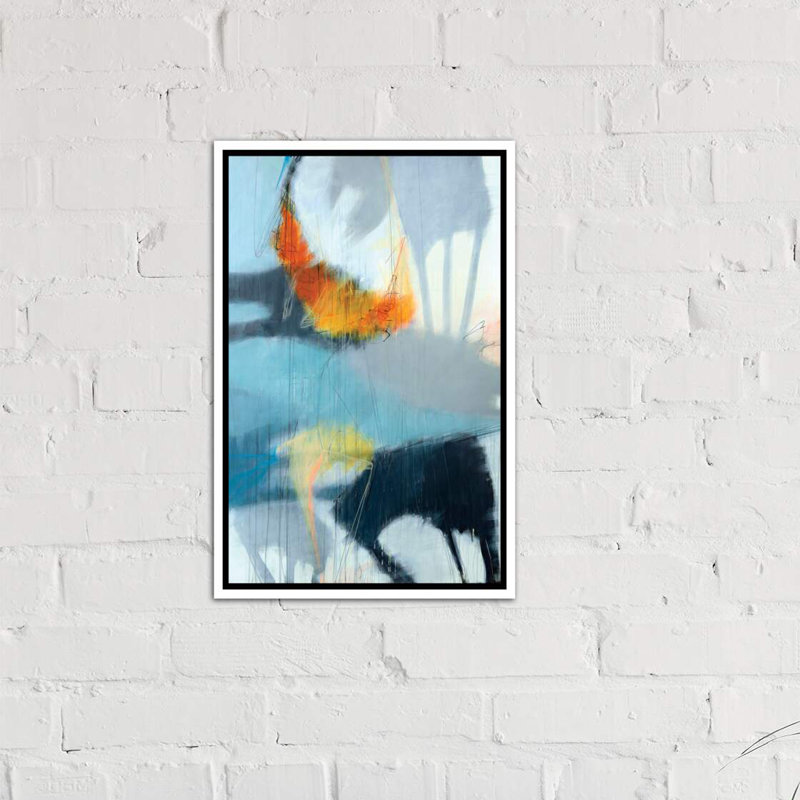 « shadows » par sidsel brix-reproduction d’art, Toile blanche encadrée, H 26 po x l 18 po x 1,5 po