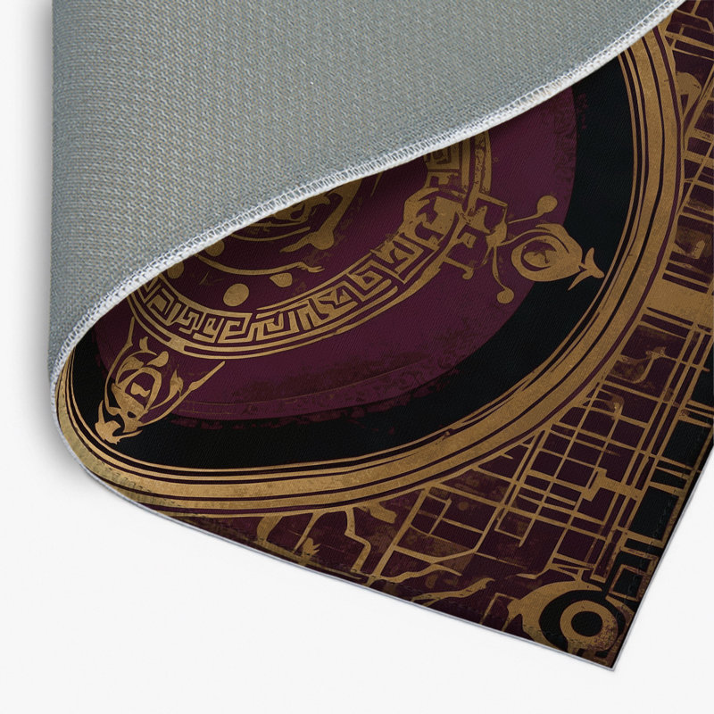 Tapis intérieur et extérieur doré Gagon, Rectangle 9 pi x 12 pi