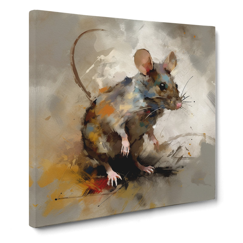 Mouse - Wrapped Canvas, 50cm H x 50cm W x 3cm D