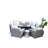 Luciano Wicker Fully Assembled Seating Group with Cushions All-weather outdoor conversation set