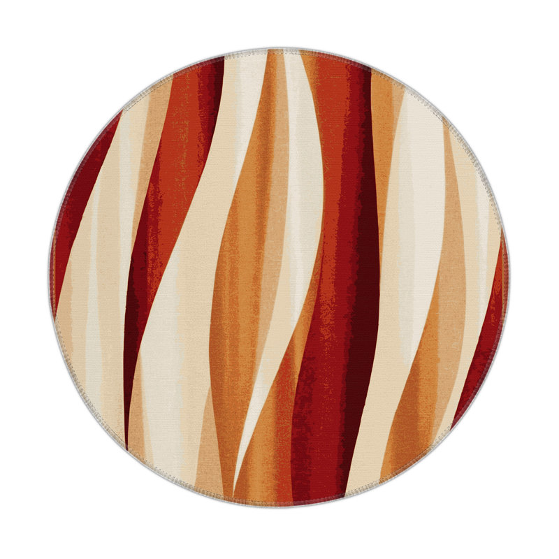 Starlit Basin Indoor And Outdoor Area Rug, Round 5'