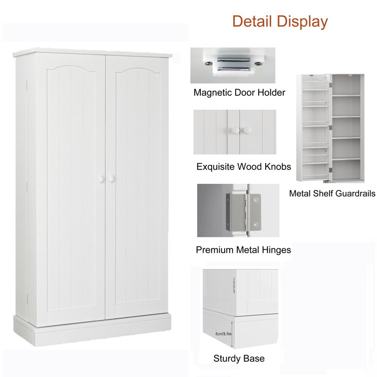 Elinna 48.4 Kitchen Pantry Winston Porter Finish: White