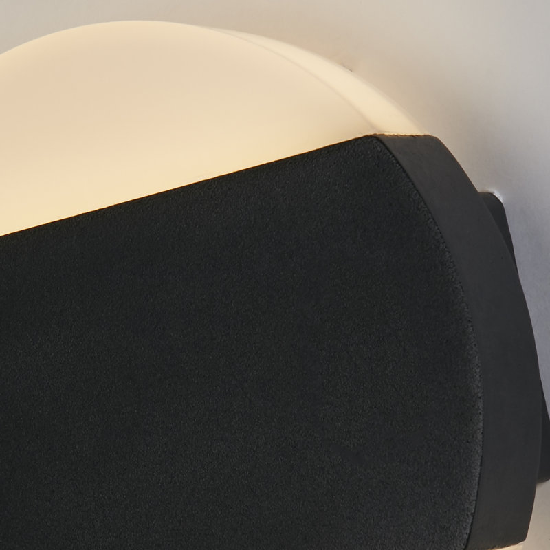 Dakyah Matt Black 15cm H Integrated LED Outdoor Sconce