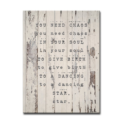 Dancing star-reproduction sur toile tendue