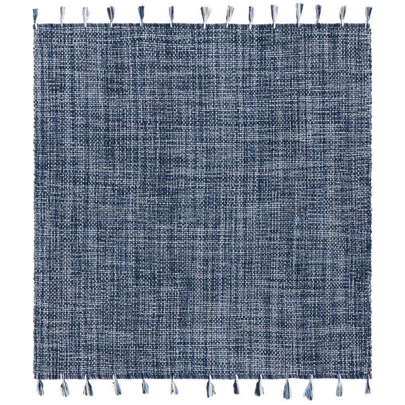 Abisaid Flatweave Cotton Rug, Square 6'