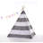 Blue Elephant 121.92cm W x 121.92cm D Indoor Canvas Triangular Play Tent-1746716160