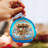 4'' Glass Hanging Figurine Ornament