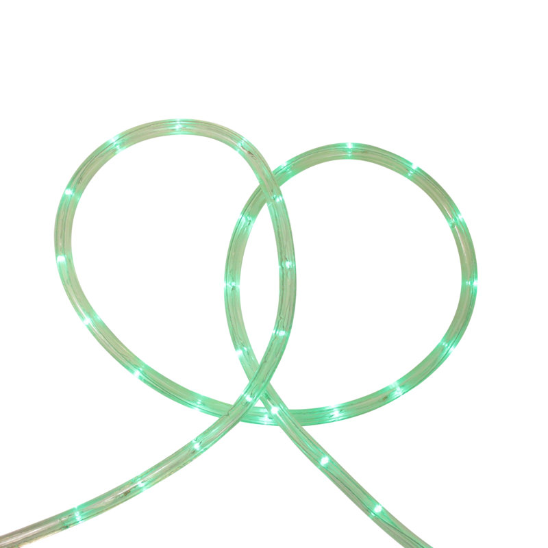 Lumières extérieures de Noël sur corde, Vert, 1224"