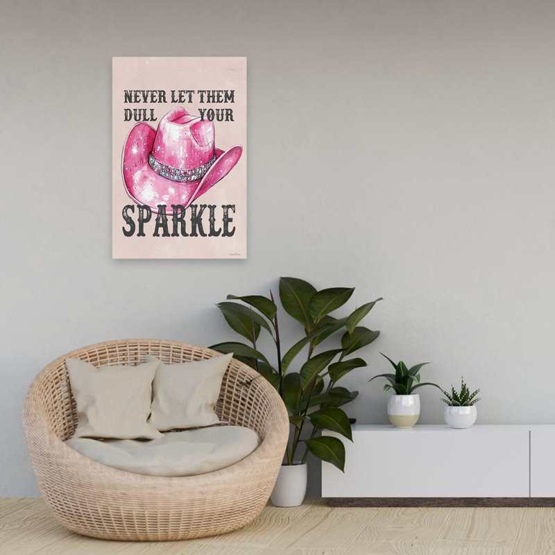 Cowgirl Sparkle I, H 16 po x l 24 po