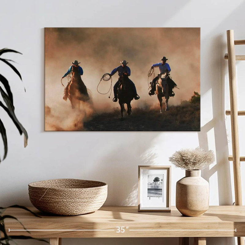 Lelar Western Sundown, H 16 po x l 24 po