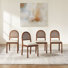 Ensemble de chaises de salle à manger 4 pièces Pamelia
