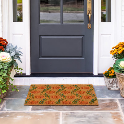 Pumpkin Patch Doormat 18x30 Outdoor Doormat