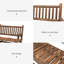 Chaise berçante en bois 2 personnes-1425702087