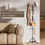 Freestanding Coat Rack Stand – Black – 67" Height, Metal Frame, 12 Hooks With Umbrella Holder