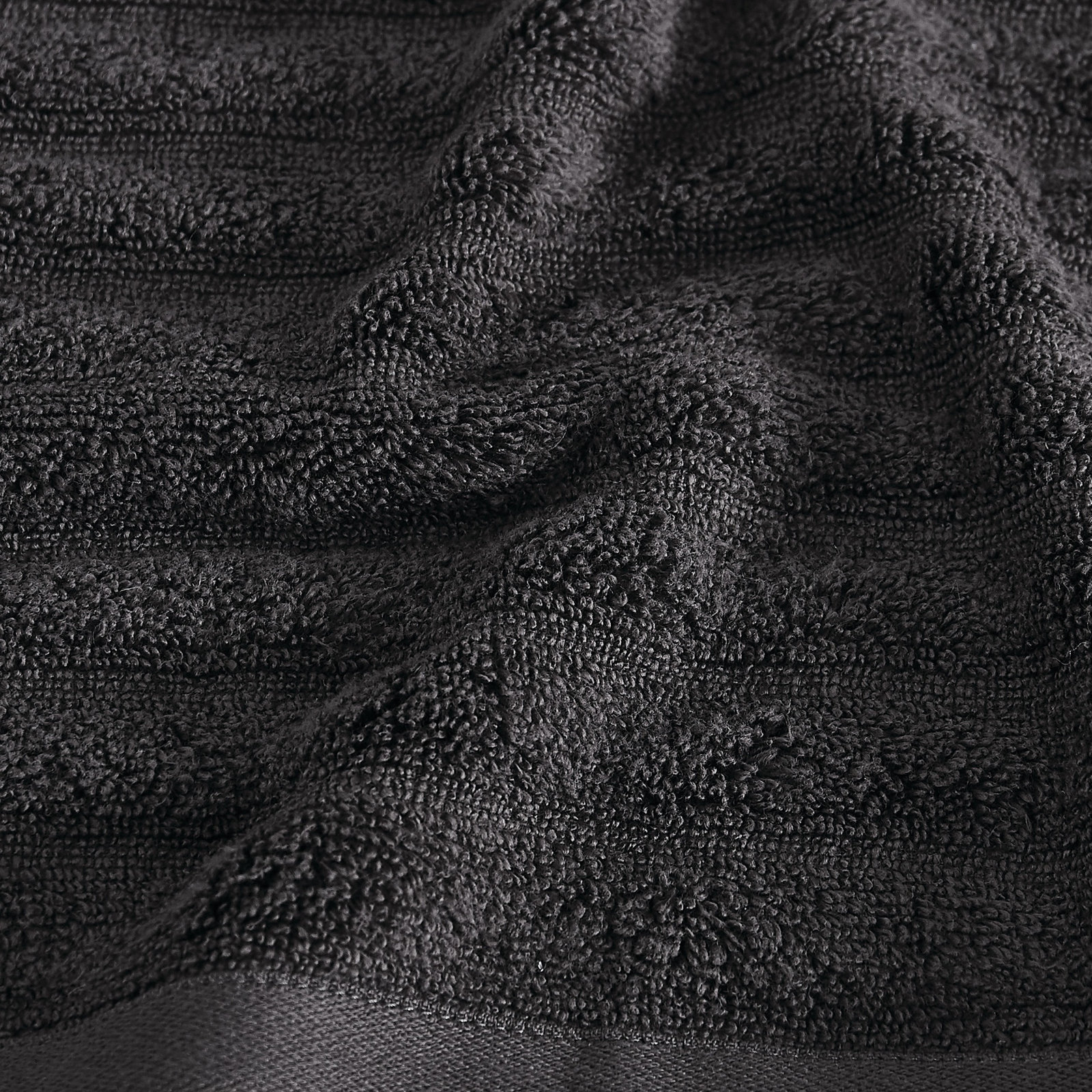 Sergio 6-Piece Cotton Towel Set, Black