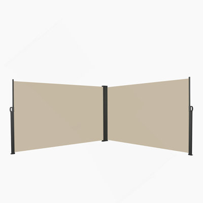 Auvent latéral rétractable polyvalent pour plus d'intimité et de confort, idéal pour un usage domestique