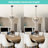Uman 4 - Light Dimmable Farmhouse / Country Distressed Wood Candle Style Geometric Chandelier-1168376678