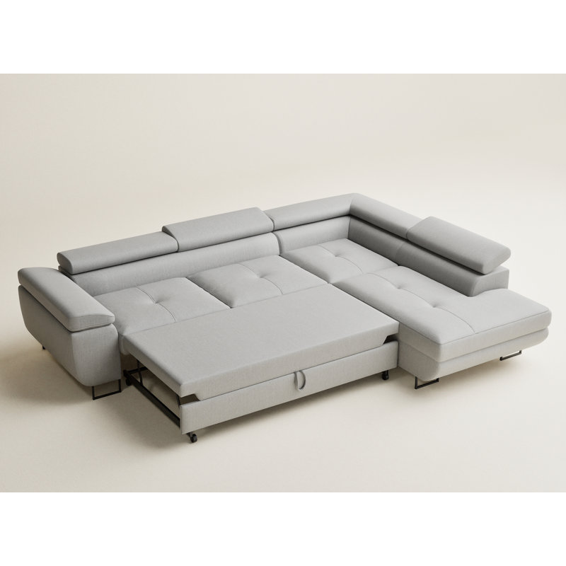 4 Seater Corner Sofa, Beige, Right Hand Facing