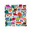 «Village on Canvas» par Jenny Frean, art sur toile-1820075367