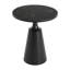 Assembly-free End Tables, 20 Inch Iron And Marble Look, Modern Home