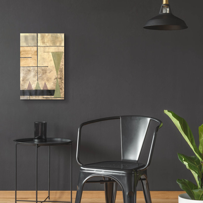  «Gold Standard 4» par Michael Willett, art mural en verre acrylique, 16 po x 24 po, H 24 po x l 16 po