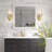 Saratoga 12" H 1-Light Steel Armed Vanity Sconce with Glass Shade -1842445833