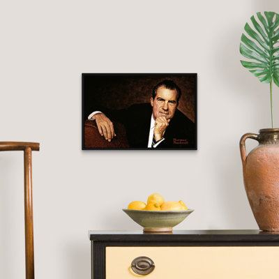 «Norman Rockwell Portrait of Richard M. Nixon», art mural sur toile