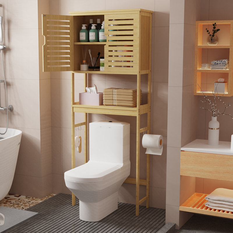 Rangement au-dessus de la toilette en bambou Ellory
