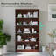 Bibliothèque 5 tablettes en bois de cerisier