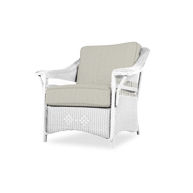 Nantucket Outdoor Lounge Chair, White, Charlotte Sparrow