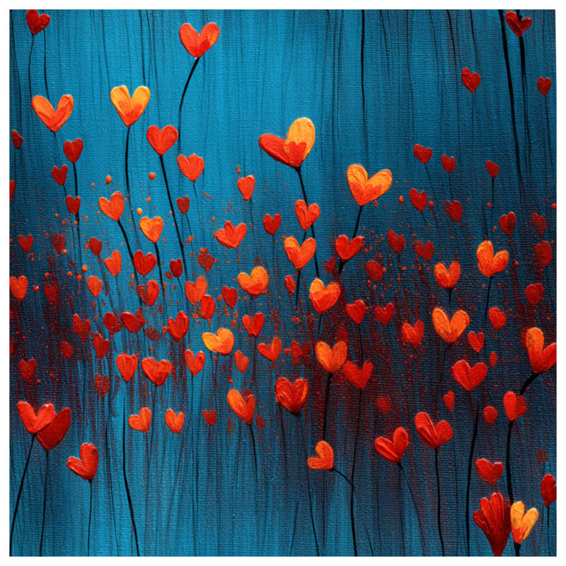 Édredon floral Heart Heart Bedding, Simple extra long