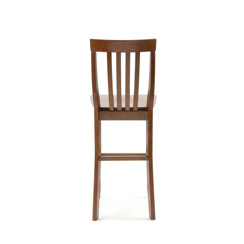Tabouret de bar et de comptoir à siège capitonné en losange, Cerise classique, Tabouret de bar (assise de 30 po de hauteur)
