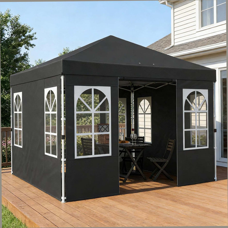 Tente d'extérieur escamotable pour l'extérieur, Grey