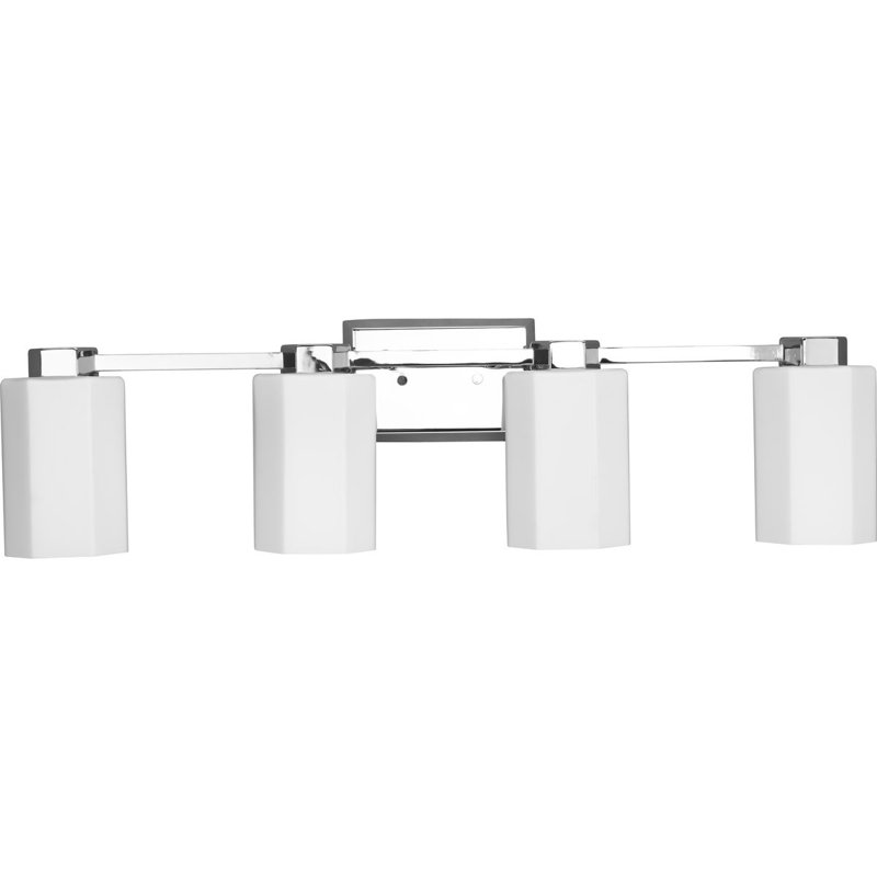 Estrada Dimmable Vanity Light, Polished Chrome, 4