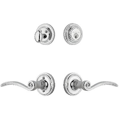 Nostalgic Warehouse Classic Rosette Entry Set with Swan Lever
